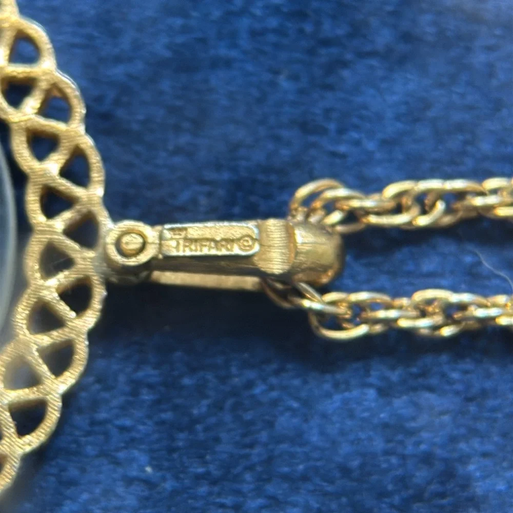Crown Trifari zodiac necklace